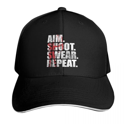 Moda Clásico Hip Hop Arquero Ropa Caza con Arco Apuntar Disparar Jurar Repetir Tiro con Arco Gorra de béisbol Gorra de Hombre Montañismo Rave Golf Hombres Mujeres Golf Regalos
