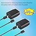 Type C Charger Fast Charging, 2-Pack 25W Wall Charger Power Adapter with Fast Charging Cable Compatible with Galaxy S25/S24/S23 Ultra/S23+/S22 Ultra/S22+, Note 8/9/10 (Black)