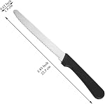 Couteaux de steak 12, ReaNea Couteau Steak en acier inoxydable, Couteaux Steak Serrés, Cadeaux pour la maison, Restaurant, Fêtes, Mariage, Camping, Extérieur