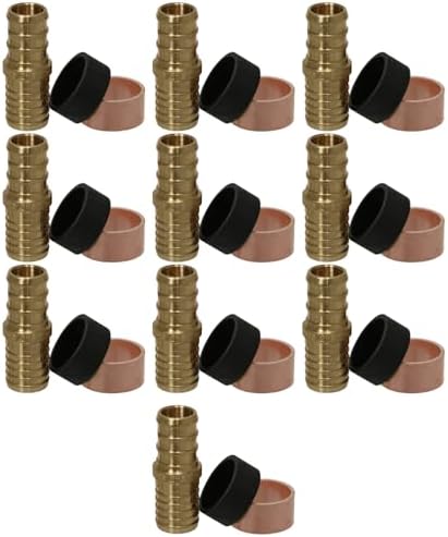 10 Pieces XFITTING 1/2 In Pex x 1/2 In PB (polybutylene) Slicing ...