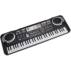 WKLIANGYUANPING Clavier de Piano 61 Touches Clavier électronique Piano Organ Clavier numérique Clavier de Musique… - Les Beatles, Paul McCartney, John Lennon, RIngo Starr, George Harrison