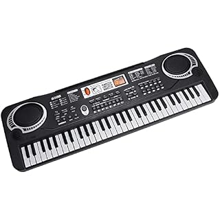 WKLIANGYUANPING Clavier de Piano 61 Touches Clavier électronique Piano Organ Clavier numérique Clavier de Musique… - Les Beatles, Paul McCartney, John Lennon, RIngo Starr, George Harrison