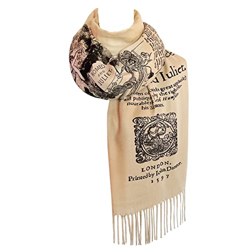 Romeo and Juliet Scarf ShawlWrap. William Shakespeare