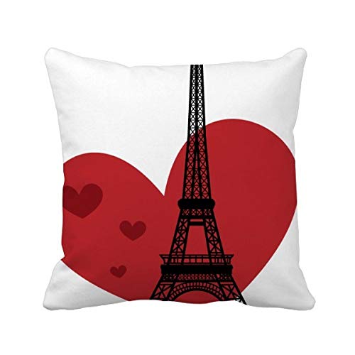 Coussin Tour Eiffel carré multicolore avec insert de rembourrage inclus 40x40 - 2