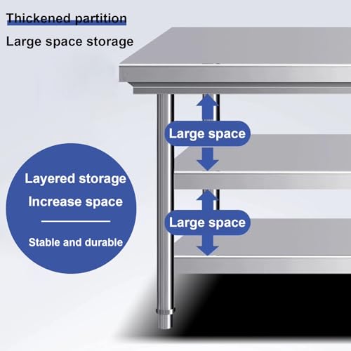 Mesa de trabajo de metal reforzada con dimensiones de 150 x 60 cm 7