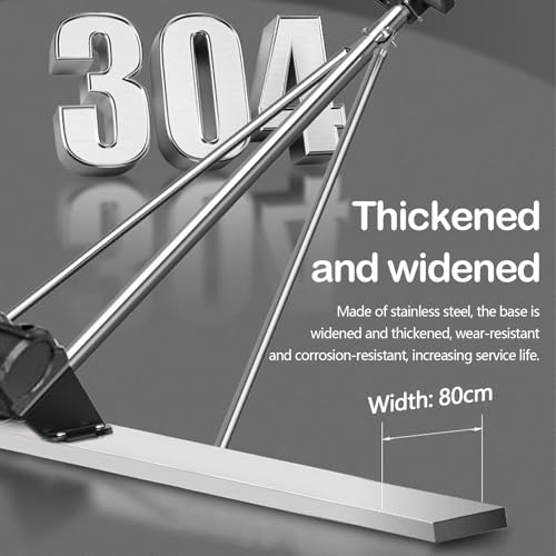 Akku Betonrüttler, 21V Elektrischer Beton Estrich mit 2 Akku 2,000 mah Beton Abzieher 60W 6,000 U/min Edelstahl Glättungsmaschine 1.5m für Beton Schlamm