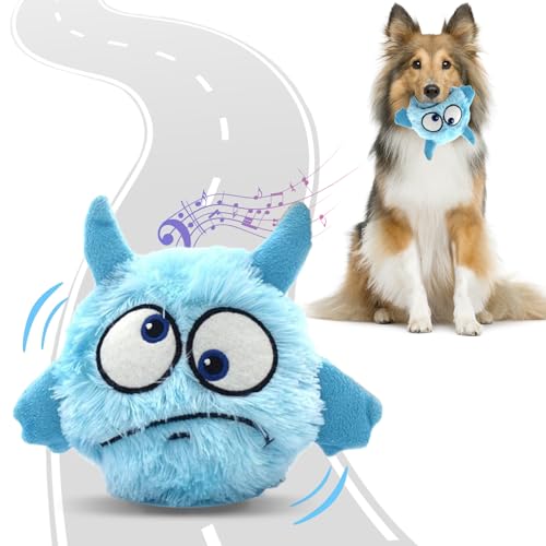 Juguete interactivo para perros con peluche y sonido