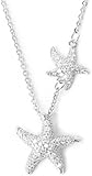 Collar de plata de ley, collar de estrella para mujer, colgante de circonita S92fish, cadena de gargantilla delicada, joyería Bohemia para parejas de niñas