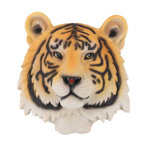 Tête de tigre en résine déco murale maison bar et bureau 3D