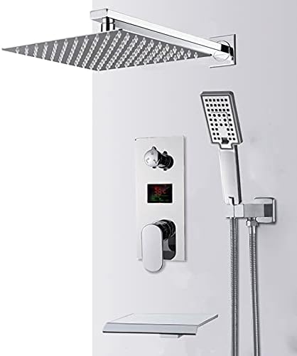 Mélangeur de douche à affichage numérique pour rénovation salle de bain moderne