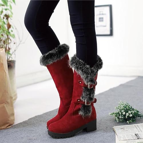 Bottes mi-mollets en fourrure pour vos sorties d'hiver - 2