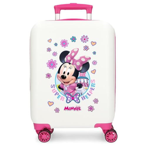 Disney Joumma Minnie Helpers Maleta De Cabina Blanco 33x50x20 Cms Rígida Abs Cierre De Combinación Lateral 28,4l 2 Kgs 4 Ruedas Dobles Equipaje Mano Disney Joumma Minnie Helpers Maleta De Cabina Blanco 33x50x20 Cms Rígida Abs Cierre De Combinación Lateral 28,4l 2 Kgs 4 Ruedas Dobles Equipaje Mano