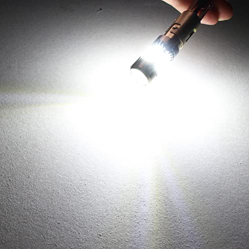 PHINLION 3200 Lumens Super Bright 1156 1141 3497 P21W 7506 LED Reverse Light Bulbs with Projector for Car Truck RV Backup Lights, 6000K Xenon White by PHINLION - Image 6