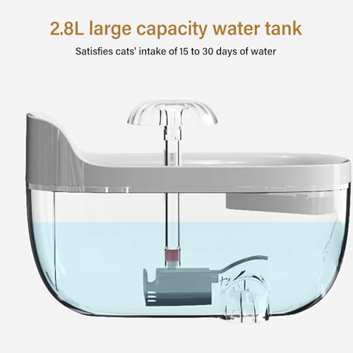 Fuente de Agua para Gatos Automática y Silenciosa miniatura 3