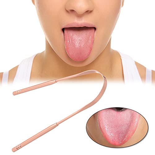 2 PCS raspador de língua de aço inoxidável limpador de língua oral escova de limpeza de língua de bo