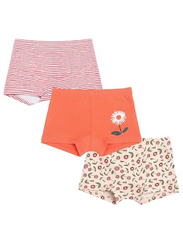 Image of BODYCARE Girl's Cotton Multicolor Boyshorts (Pack of 3)