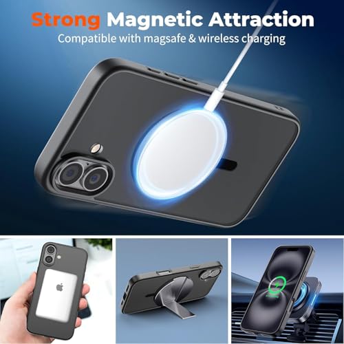 Image of AIBEX Back Cover Case for Apple iPhone 17 Pro Max MagSafe Compatible | Slim Case with Wireless Charging Support | Anti-Scratch, Anti-Fingerprint & Lightweight Military-Grade Protective Cover - Grey