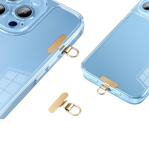 未使用⭐ スマホ タグパッチ ストラップ 6枚パッチ ストラップホルダー Amazon | [Jazolmky] ミニ 金属製タグパッチ スマホ ストラップ