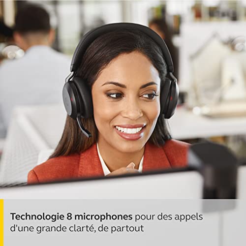 Jabra Evolve2 75 Micro-casque stéréo sans fil pour PC, station de charge, 8 microphones, écouteurs mousse double densité… - Les Beatles, Paul McCartney, John Lennon, RIngo Starr, George Harrison Jabra Evolve2 75 Micro-casque stéréo sans fil pour PC, station de charge, 8 microphones, écouteurs mousse double densité… – Image 5