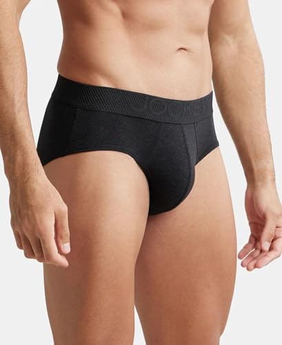 Image of Jockey LM05 Men Bamboo Cotton Elastane Stretch Breathable Mesh Brief with StayDry Treatment