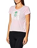 Secado rápido NIKE Icnclsh - Camiseta para Mujer, Mujer, CU3040, Color Rosa y Blanco, Extra-Small