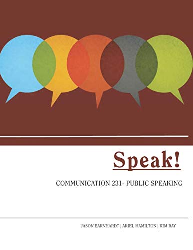 Speak!: Communication 231-Public Speaking