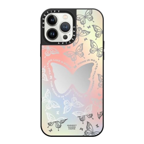 Coque miroir iPhone 13 Pro Max CASETiFY motif papillon avec protection Magsafe