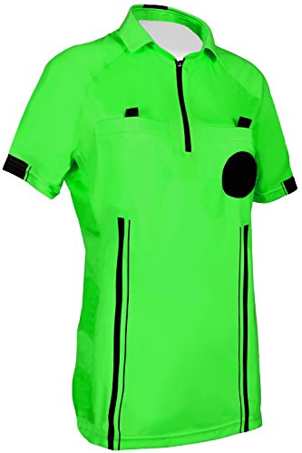 New! Women's 2018 Soccer Referee Jersey (Green, Large) #TOP24
