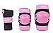 Produktbild Sfr Skates Youth Ramp Triple Pad Set Schutz-Set für Skateboard, Erwachsene, Unisex, Mehrfarbig (Black/Pink), L