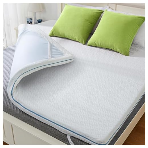 Dreamsmith 3 Inch Gel Memory Foam Mattress Topper, Soft Cooling Bed Mattress Topper with Removable Washable Cover & Adjustable Straps, CertiPUR-US Certified, Twin