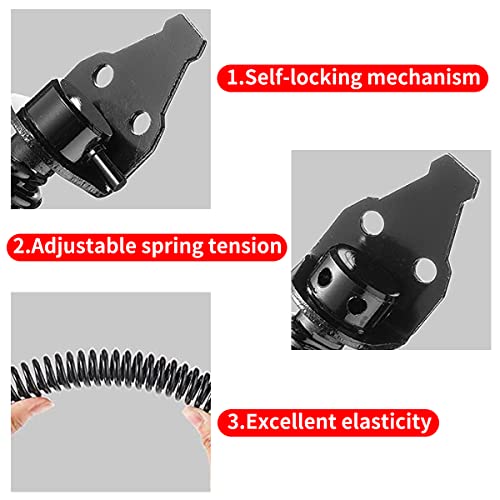 WANGCL 14 Inch Automatic Door Closer Adjustable Gate Closer Black Gate Spring For Garden Gates Wooden Fence Door Gate - Image 3