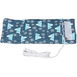 Calentador De Biberones Portatil Usb Gaeirt Bolsa Térmica de Leche de Viaje, Bolsa Calentadora de Biberones Portátil USB para Conducir(Copo de Nieve)