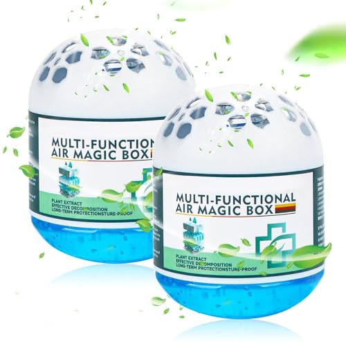 2PCS Purificador de Aire Air Magic Box, Purificador De Aire Interior Con Sistema De Eliminación De Polvo, Purificador Fórmula con Extractos Vegetales Para el Hogar y la Oficina, Frescura Duradera