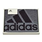 日繊商工 adidas アディダス コレクト ギフト フェイスタオル グレー 約34×75cm ＡＤ１５９０