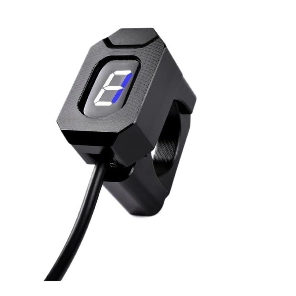 Indicatore Digitale di Marcia per Moto Streetfighter 848 1100S 1100 S 2009 2010 2011 2012 2013 2014, Display Digitale a 6 Livelli (Blu)