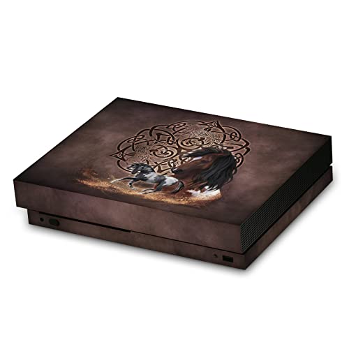 Vinyle autocollant Xbox One X personnalisation salon style artistique Brigid Ashwood pour gamer