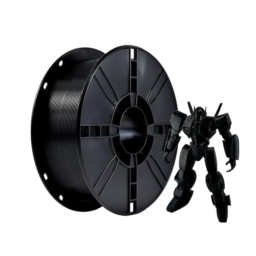 Image of iBOSS PLA Plus (PLA+) 3D Printer Filament 1.75mm,1kg Spool (2.2lbs) Toughness Enhanced 3D Printing Filament,Dimensional Accuracy + /- 0.02mm,1.75mm PLA Plus Filament,Fit Most FDM Printer(Black)