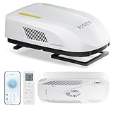 FOGATTI RV Air Conditioner 16K BTU, with Heat Pump and Cooling, Quiet AC, Rooftop AC Unit RV, Non-Ducted, White