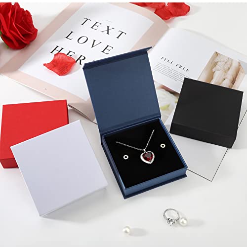 Bssay 20 Pack Jewelry Gift Boxes Necklace Earring Ring Box Gift Box With Cotton Filled And Lids,Jewelry Box Gift Boxes 3.9X3.9X1.1Inch (Black) #TOP4