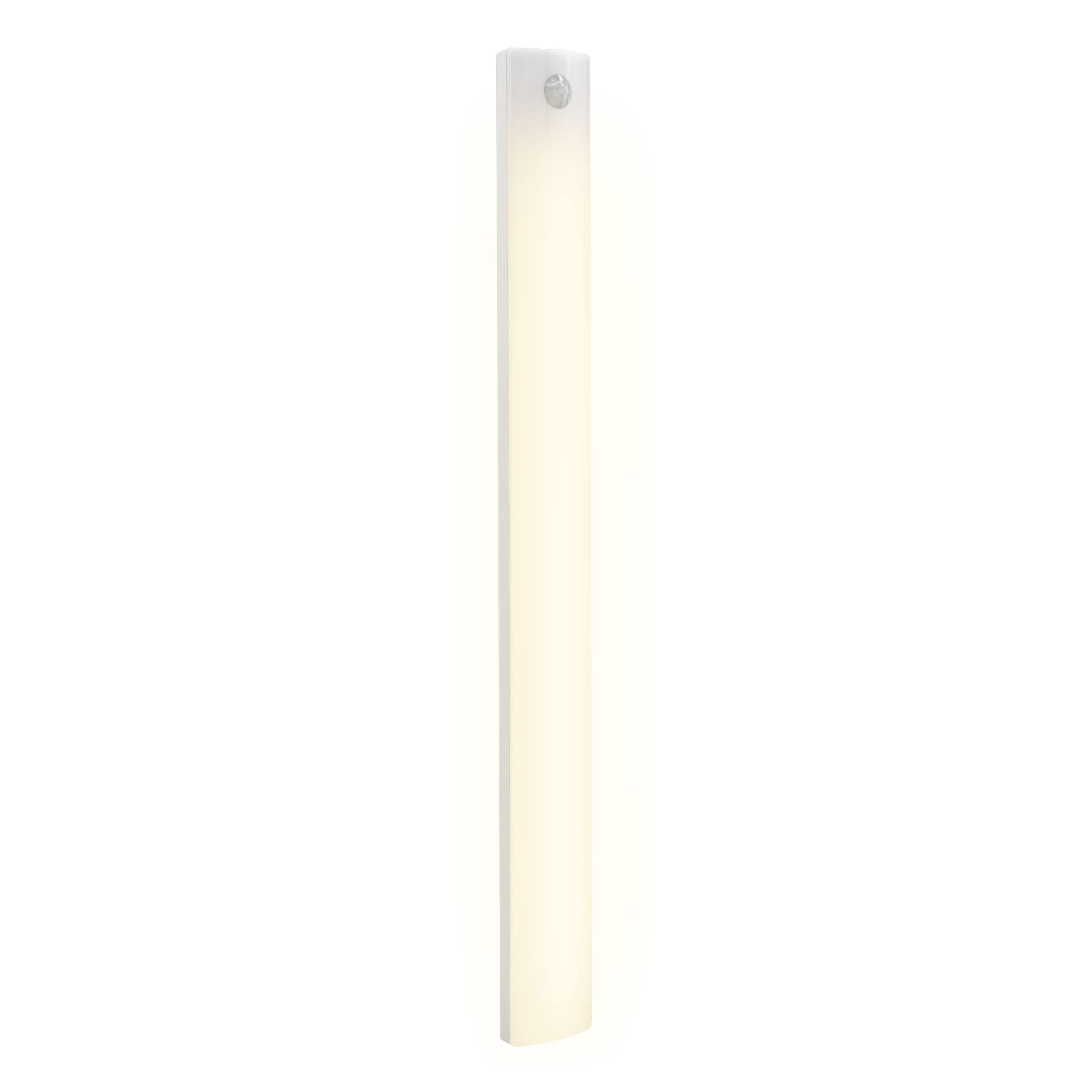 ANSMANN Led-onderbouwlamp, 15 cm, dimbare kastverlichting met bewegingsmelder, oplaadbare batterij, 4 lichtkleuren, magnetisch, ideaal voor kasten, keuken, badkamer, lade, hal, trap, enz