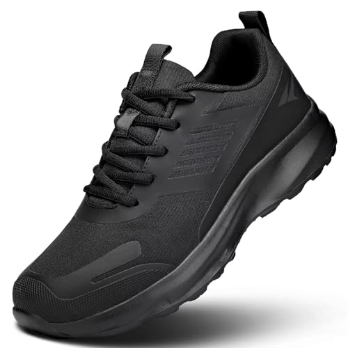 Mens Trail Running Shoes Fashion Walking Hiking Non Slip Sneakers Tennis Cross Training Outdoor Casual Workout Trainers
