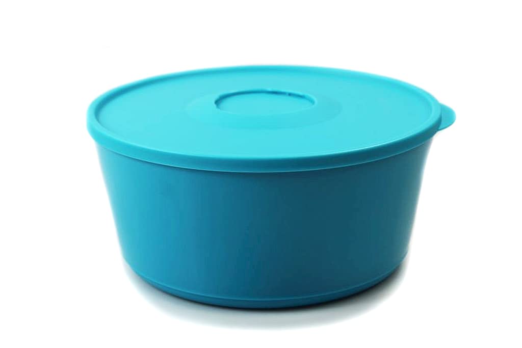 Tupperware Iluminas 4.3 L Blue Container Round Storage Holder Illumina