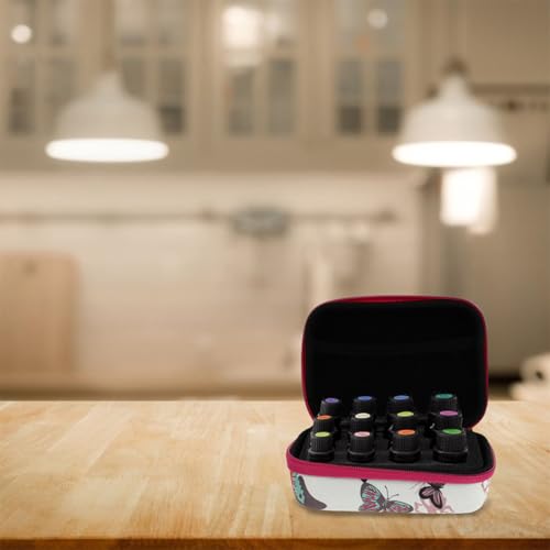 Bolsa de aceites esenciales para viaje con 12 compartimentos y tela Oxford 4
