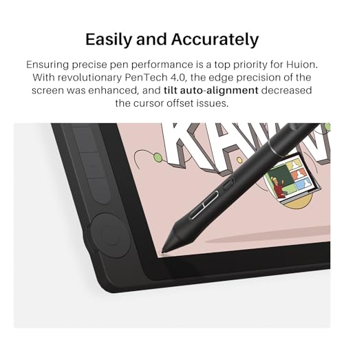 HUION Battery-Free Pen PW600L, PenTech 4.0, Compatible with Kamvas Pro 19, Kamvas Pro 27, Kamvas 13 (Gen 3)，Kamvas 16 (Gen 3) and Kamvas Pro 16 V2 - Thumbnail 3