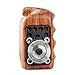 NICEYRIG Rosette Wooden Handle Grip Left Side (M6 Thread Diameter 31.8mm) Applicable for Nikon Sony Canon Camera Camcorder Cage Rig, Shoulder Mount Support Rig