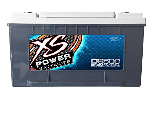 Xs Power D6500 Xs Series 12V 3,900 Amp Agm High Output Battery With M6 Terminal Bolt #TOP1