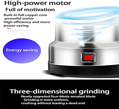 SXLCKJ Elektrische Kaffeemühle Elektrische Küche Getreide Nuss Bohnen Gewürz Getreidemühle Multifunktionale Househo… – Bild 6