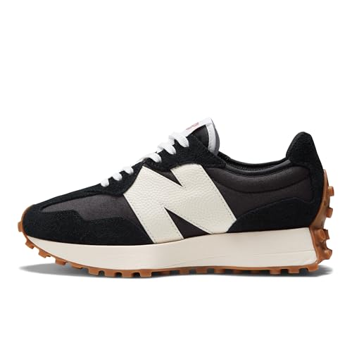 New Balance New Balance Women's 327 Sneaker, Black/White, 9