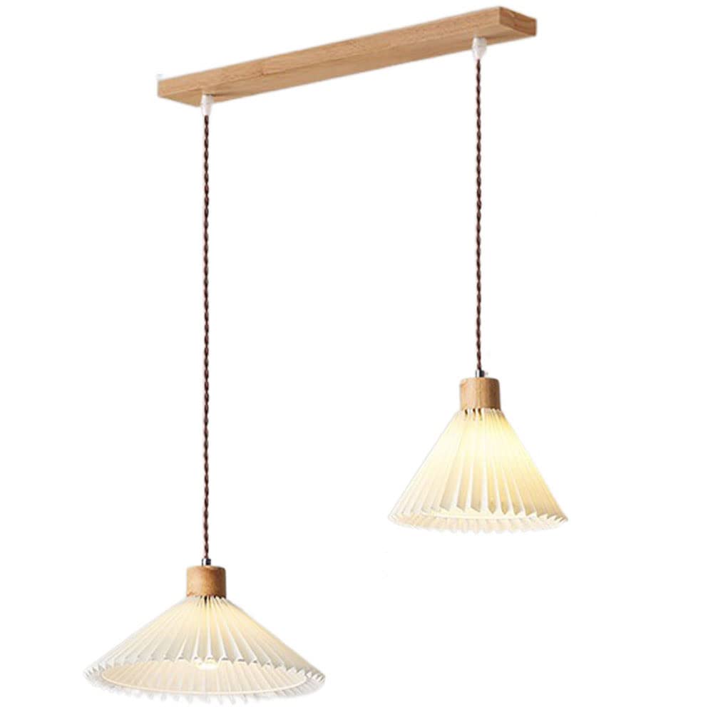 Lustre en tissu blanc moderne E14 idéal comme suspension de barre de chevet de chambre