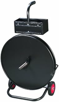 Nifty Products S160HC-A Portable Metal Hand Cart, Black, For Poly and Steel Strapping